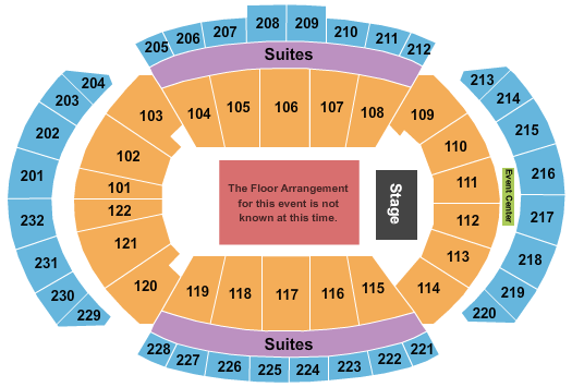 T-Mobile Center Pentatonix Seating Chart